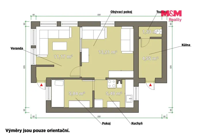Prodej chaty, Česká Kubice - Spáleneček, 35 m2