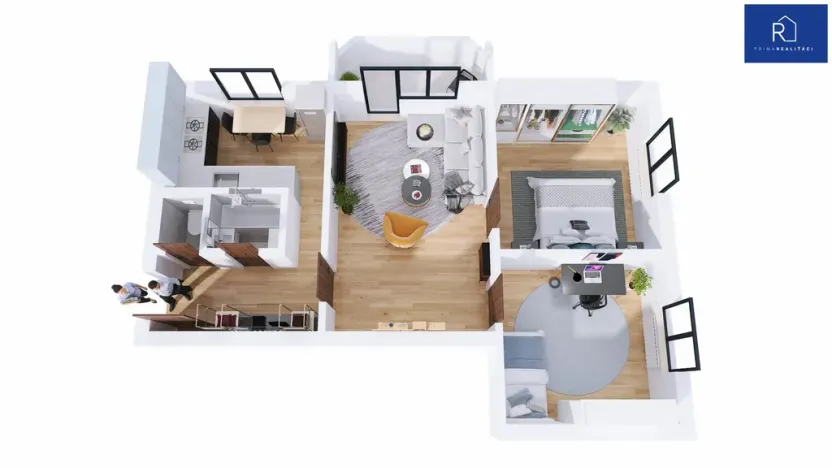 Prodej bytu 3+1, Uničov, Dukelská, 60 m2
