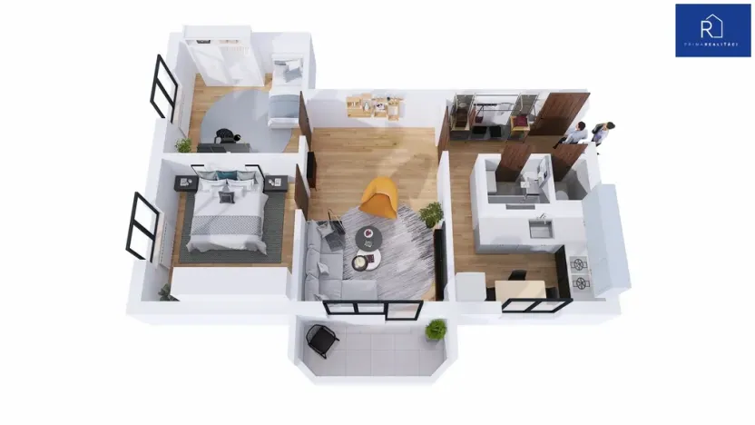 Prodej bytu 3+1, Uničov, Dukelská, 60 m2