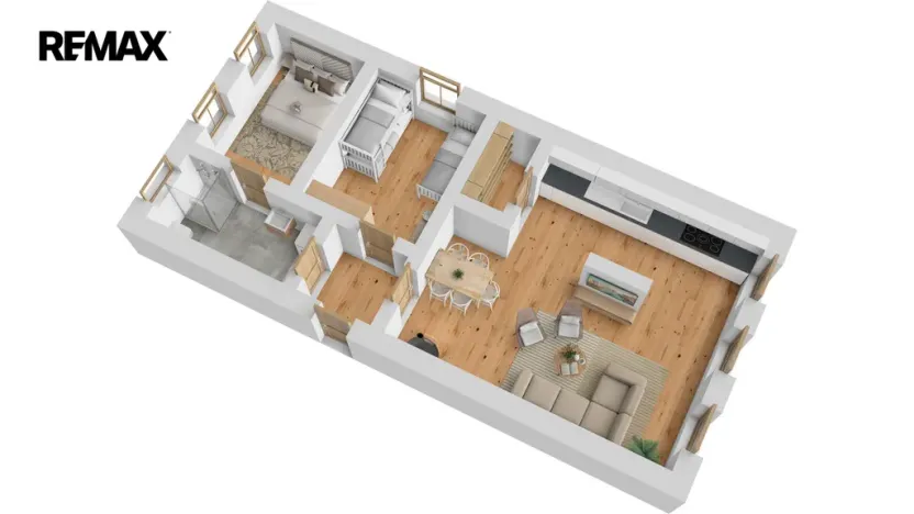 Prodej bytu 3+kk, Svoboda nad Úpou, Pietteho nám., 81 m2