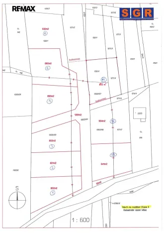 Prodej pozemku pro bydlení, Mšec, 7330 m2