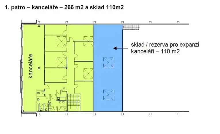 Pronájem skladu, Praha - Horní Počernice, Ve žlíbku, 1395 m2