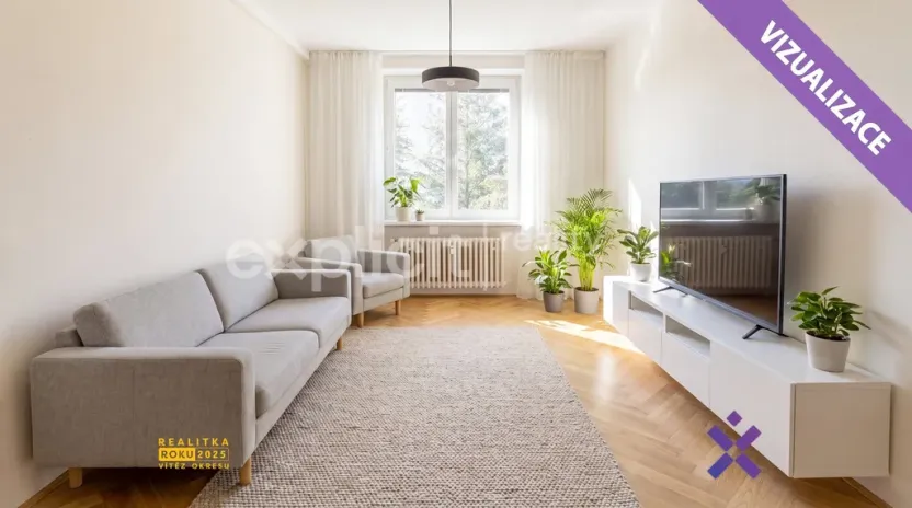 Prodej bytu 2+1, Zlín, Sokolská, 55 m2