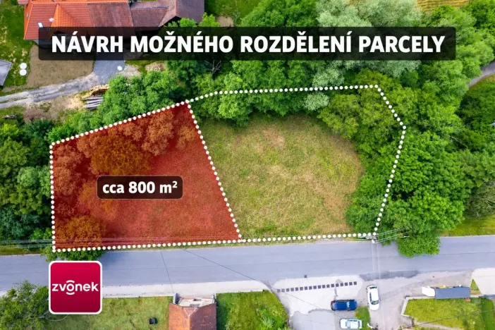 Prodej pozemku pro bydlení, Ublo, 800 m2