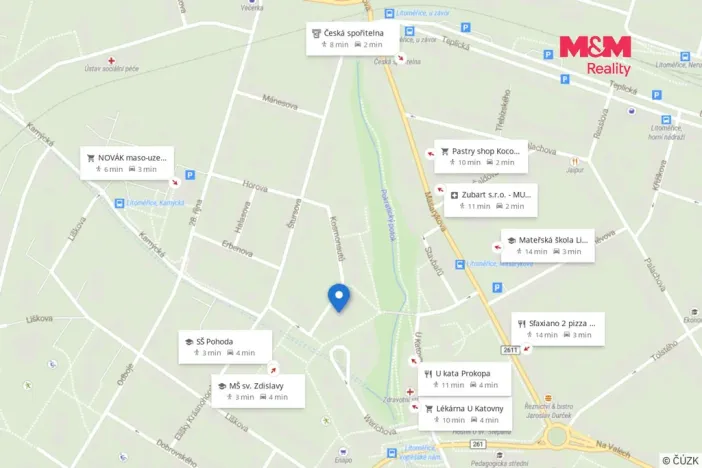 Prodej bytu 3+1, Litoměřice - Předměstí, Kosmonautů, 67 m2