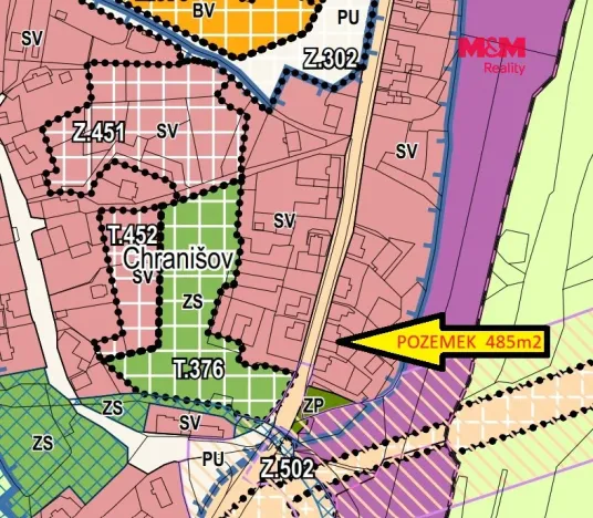 Prodej pozemku pro bydlení, Nové Sedlo - Chranišov, 485 m2