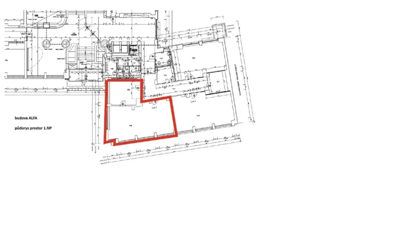 Pronájem kanceláře, Ostrava - Moravská Ostrava, Prokešovo náměstí, 124 m2
