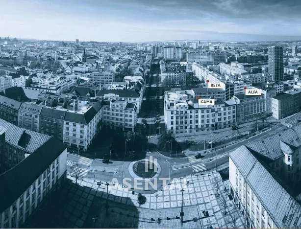 Pronájem kanceláře, Ostrava - Moravská Ostrava, Prokešovo náměstí, 240 m2