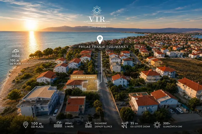 Prodej bytu 4+kk, Vir, Chorvatsko, 117 m2