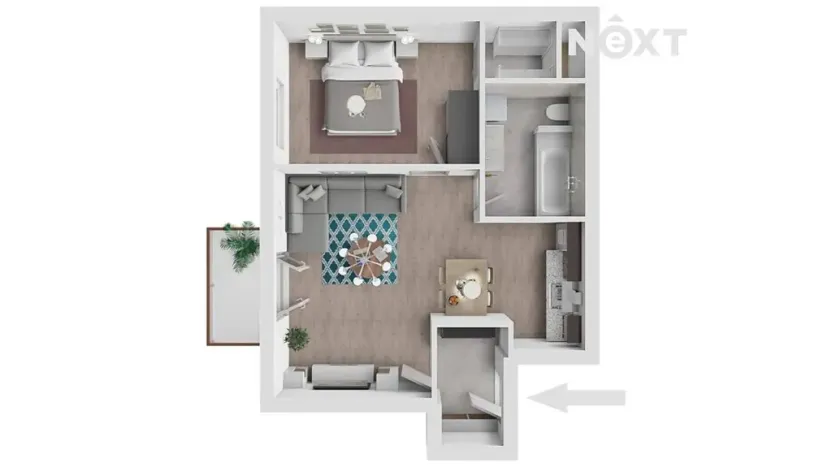 Prodej bytu 2+kk, Brno, U Leskavy, 51 m2