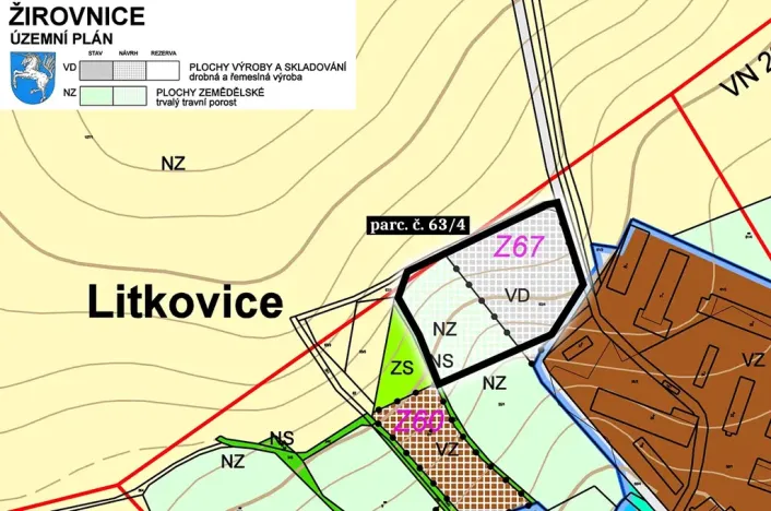 Prodej komerčního pozemku, Žirovnice, 10581 m2