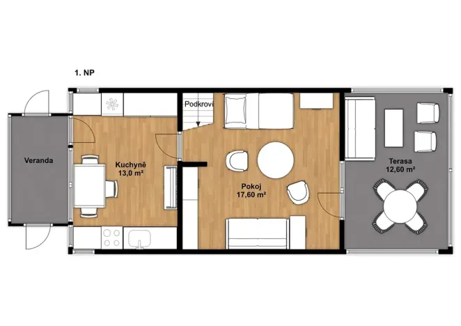 Prodej chaty, Mezina, 55 m2