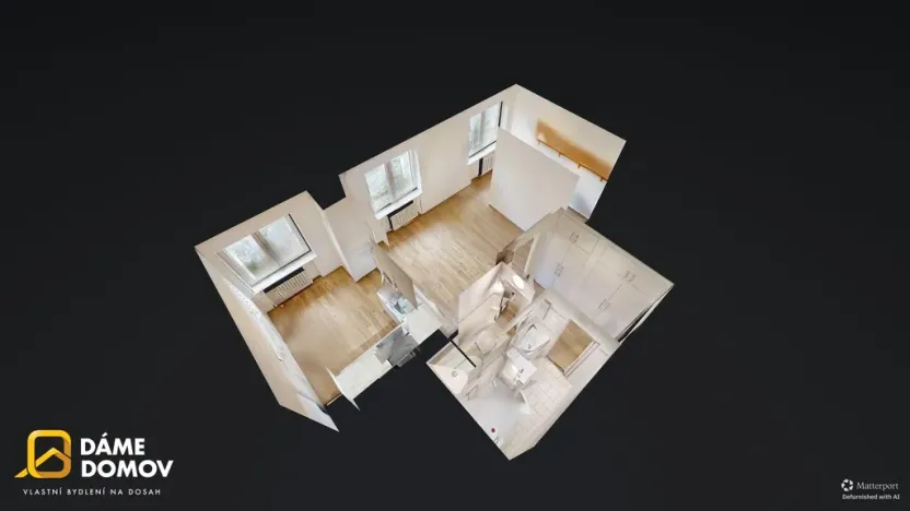 Pronájem bytu 1+1, Zlín, Mokrá I, 37 m2