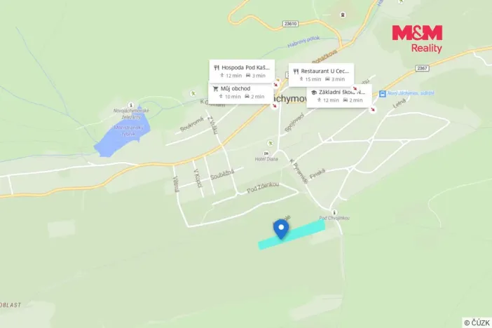 Prodej pozemku pro bydlení, Nový Jáchymov, 4973 m2