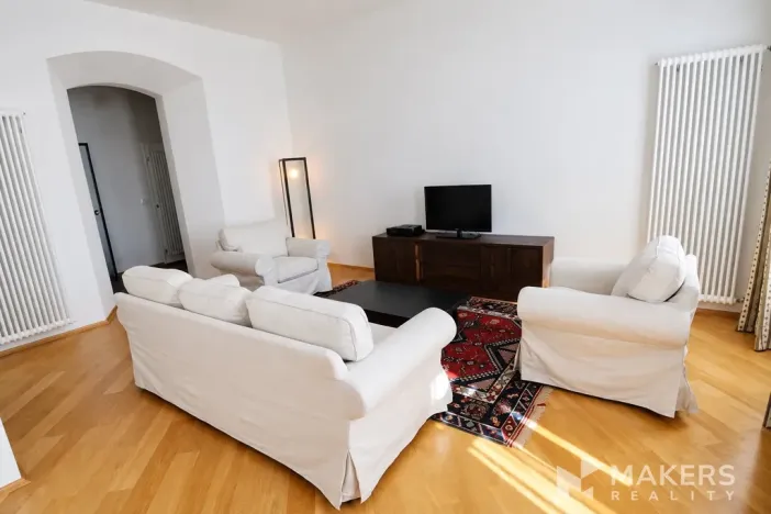 Pronájem bytu 3+kk, Praha - Smíchov, Hořejší nábřeží, 94 m2