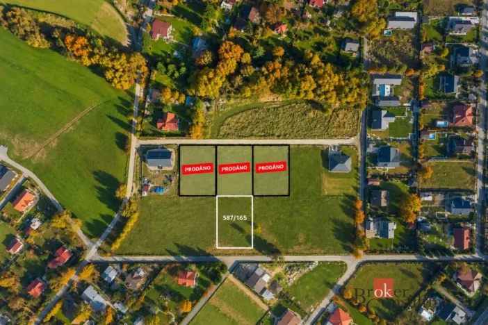Prodej pozemku pro bydlení, Kunice, Na Terase, 1268 m2