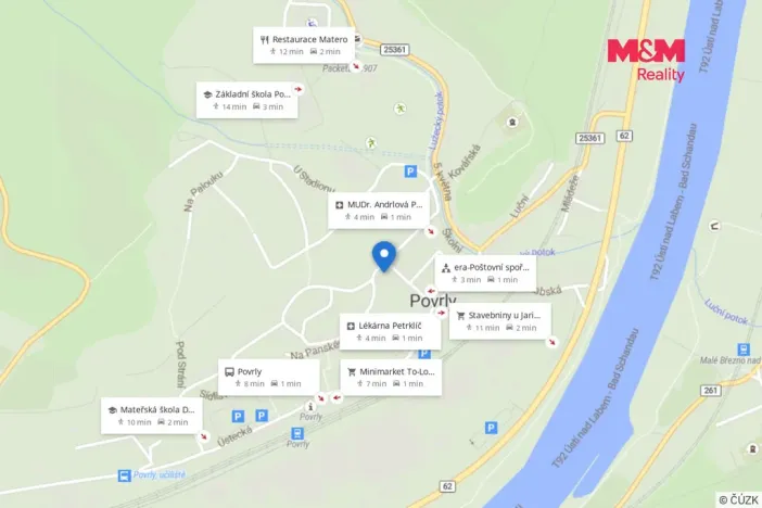 Prodej bytu 1+1, Povrly, Školní, 43 m2