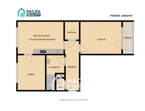 Prodej bytu 3+kk, Hranice, Na Hrázi, 58 m2
