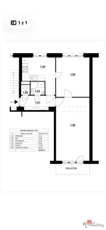 Prodej bytu 2+1, Ostrava - Poruba, náměstí Družby, 57 m2