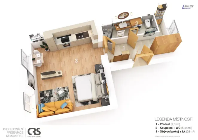 Pronájem bytu 1+kk, Příbram - Příbram II, Dlouhá, 43 m2
