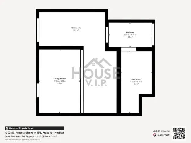 Prodej bytu 1+kk, Praha - Hostivař, Arnošta Staňka, 34 m2
