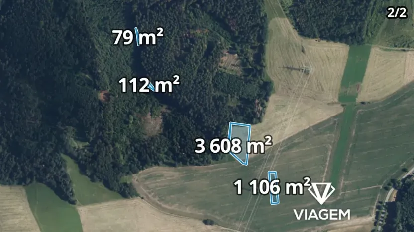 Prodej podílu pole, Zábřeh, 2706 m2