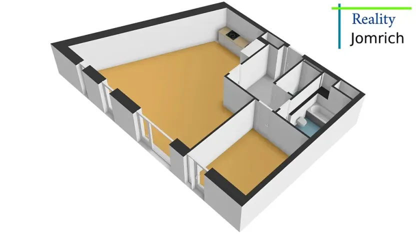 Pronájem bytu 2+kk, Turnov, Žižkova, 78 m2
