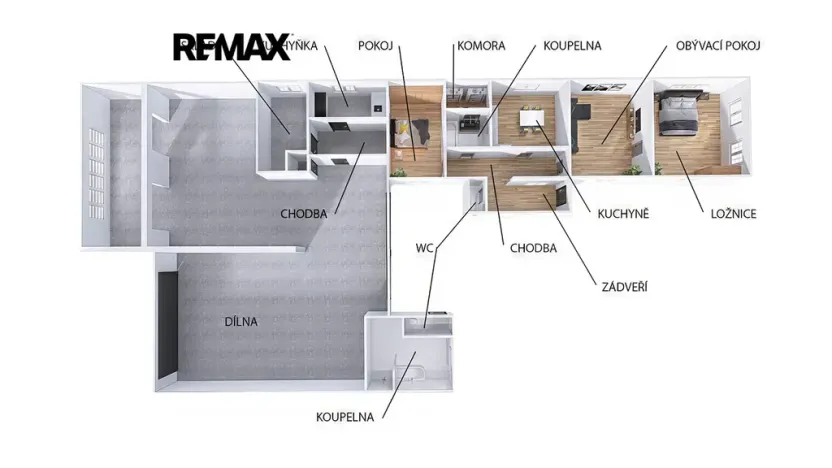 Prodej rodinného domu, Hlavečník, 105 m2