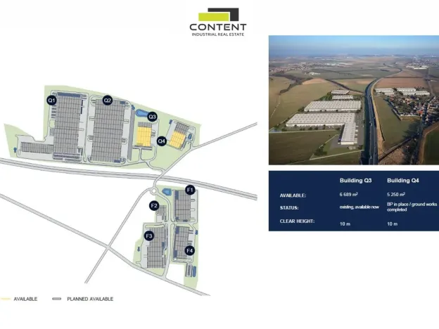 Pronájem skladu, Pavlov, Logistická, 3000 m2