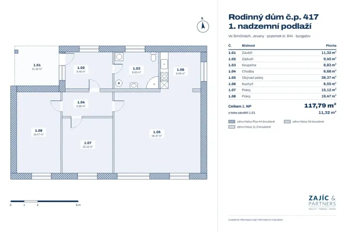 Prodej pozemku pro bydlení, Jevany, Ve Smrčinách, 8498 m2