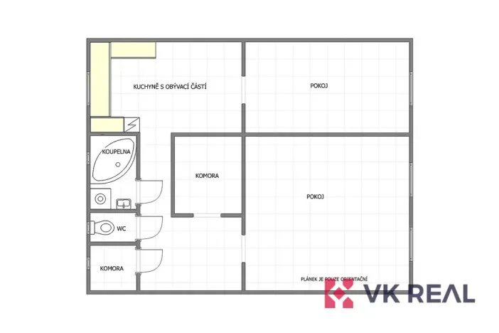 Prodej bytu 3+kk, Heřmanova Huť - Vlkýš, Nádražní, 84 m2