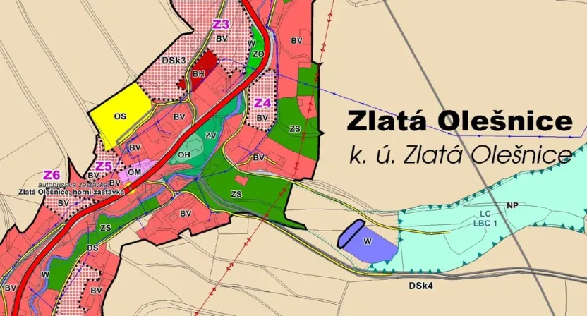Prodej pozemku pro bydlení, Zlatá Olešnice, 10690 m2