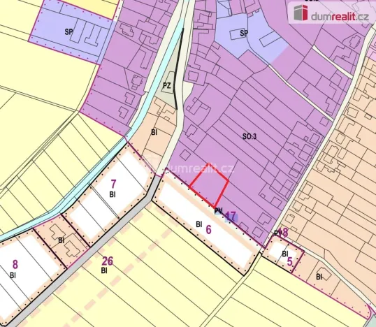 Prodej pozemku pro bydlení, Žeranovice, 1362 m2