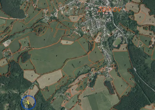 Prodej pozemku, Zdíkov, 311 m2