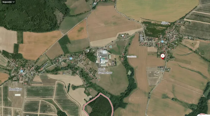 Prodej pozemku, Řendějov, 1750 m2