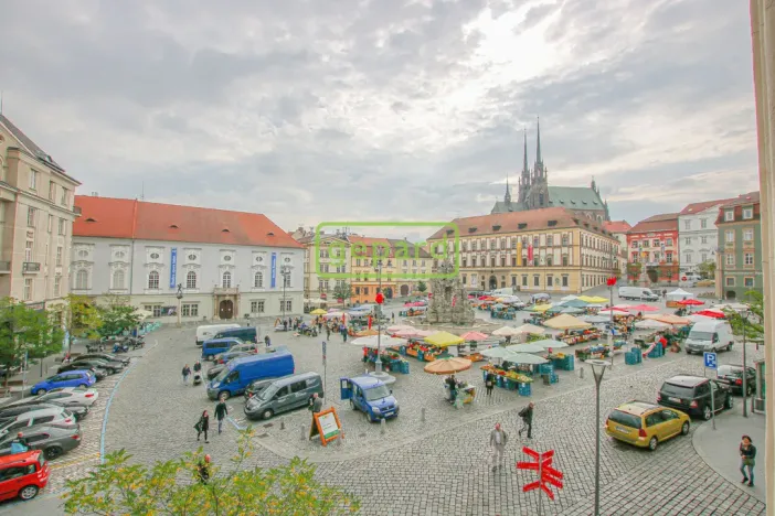 Pronájem kanceláře, Brno, Zelný trh, 63 m2