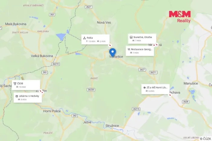 Prodej pozemku pro bydlení, Volfartice, 1184 m2