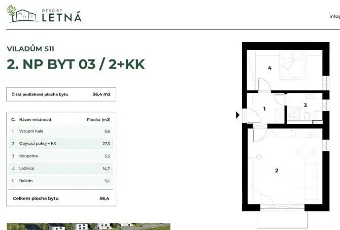 Prodej bytu 2+kk, Karlovy Vary, 57 m2