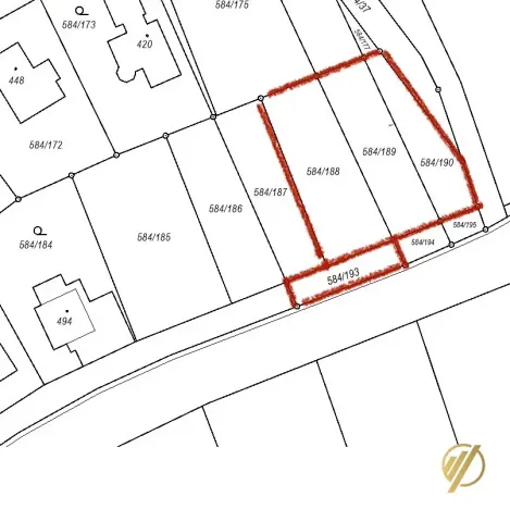 Prodej pozemku pro bydlení, Pátek, 1183 m2