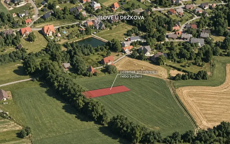 Prodej pozemku pro bydlení, Jílové u Držkova, 513 m2