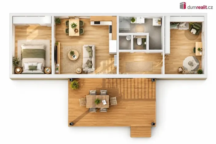 Prodej rodinného domu, Ostrov, 75 m2