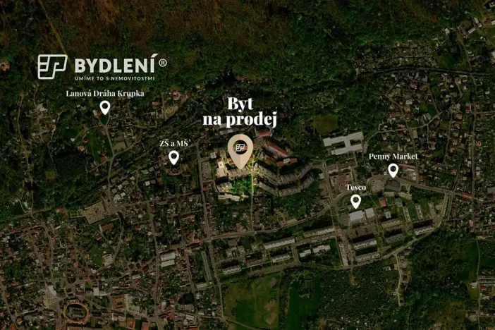 Prodej bytu 1+1, Krupka, Karla Čapka, 36 m2