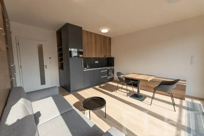 Pronájem bytu 1+kk, Praha - Holešovice, V háji, 34 m2