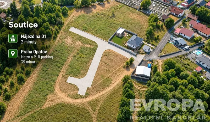 Prodej pozemku pro bydlení, Soutice, 964 m2