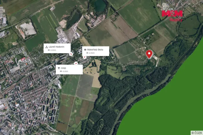 Prodej zahrady, Hodonín, 710 m2