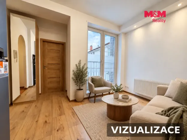 Pronájem bytu 2+kk, Kladno, Osvoboz. pol. vězňů, 26 m2
