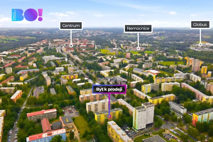Prodej bytu 2+1, Havířov, Kosmonautů, 54 m2