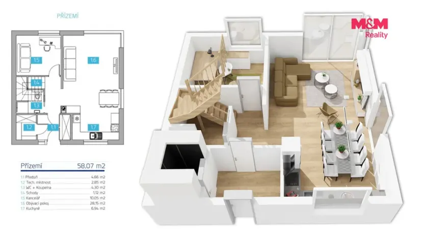 Prodej rodinného domu, Horní Lhota, Hlavní, 143 m2