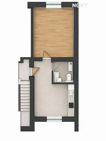 Pronájem bytu 1+1, Vsetín, Mostecká, 37 m2
