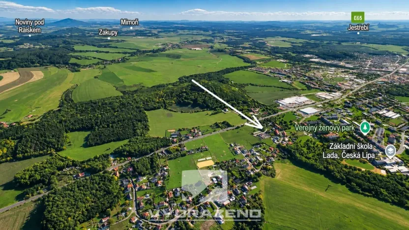 Prodej louky, Česká Lípa - Lada, 1517 m2